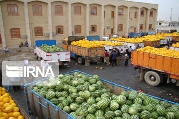 صادرات ۱۷۲ هزار تن محصولات کشاورزی از مرز مهران به عراق