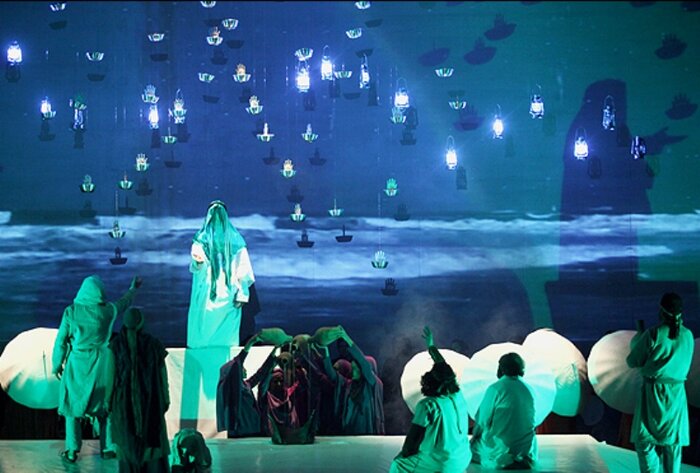 تجلیل از ۲ پیشکسوت تئاتر در اختتامیه جشنواره «سردار آسمانی»