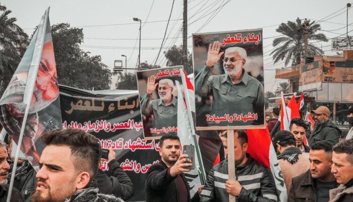 گردهمایی میلیونی عراقیها در بغداد به مناسبت دومین سالگرد شهادت شهیدان سلمانی و المهندس 