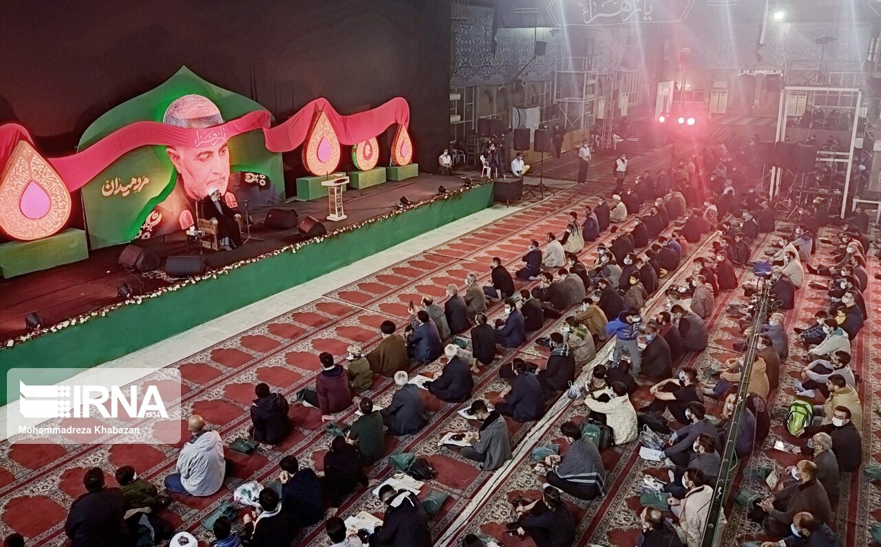 فیلم- گرامیداشت دومین سالروز شهادت سردار دل‌ها در اهواز 