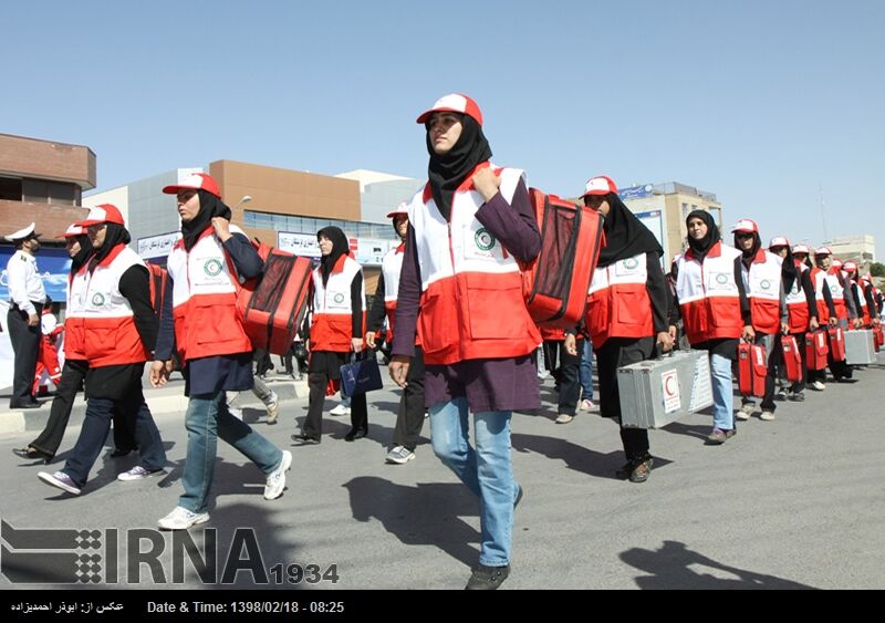 هلال احمر کرمان به ۱۲ هزار زائر سردار دل‌ها خدمات‌رسانی کرد