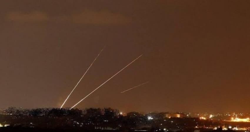 حمله موشکی از جنوب لبنان به فلسطین اشغالی