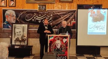 ارامنه کاتولیک ایران برای دومین سالگرد شهادت سردار سلیمانی مراسم برگزار کردند
