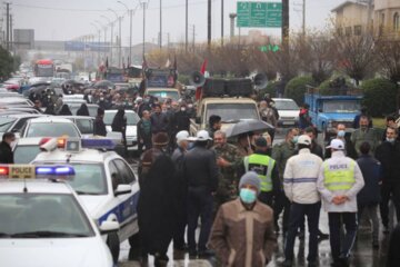 وداع با دو شهید گمنام در بابل