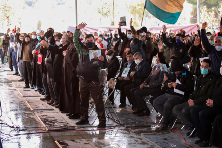 تجمعی گرم در هوایی سرد به یاد شیر غران بیشههای نبرد