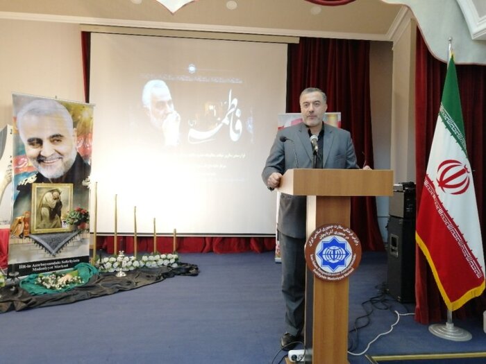 مراسم دومین سالگرد شهادت سردار قاسم سلیمانی درباکو برگزار شد