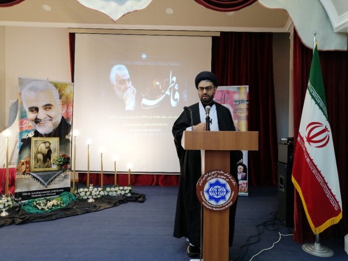 مراسم دومین سالگرد شهادت سردار قاسم سلیمانی درباکو برگزار شد