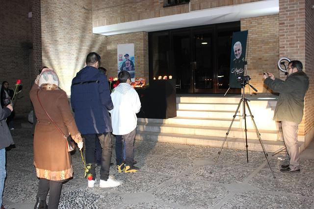 مراسم بزرگداشت سردار شهید سلیمانی در چین برگزار شد