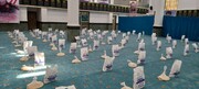 ۱۱۰ بسته مومنانه بین آسیب دیدگان بارندگی‌های اخیر قشم توزیع شد