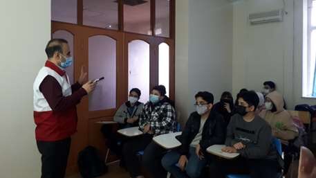 برگزاری کلاس های کمک های اولیه دانش آموزان ایرانی در کشور آذربایجان