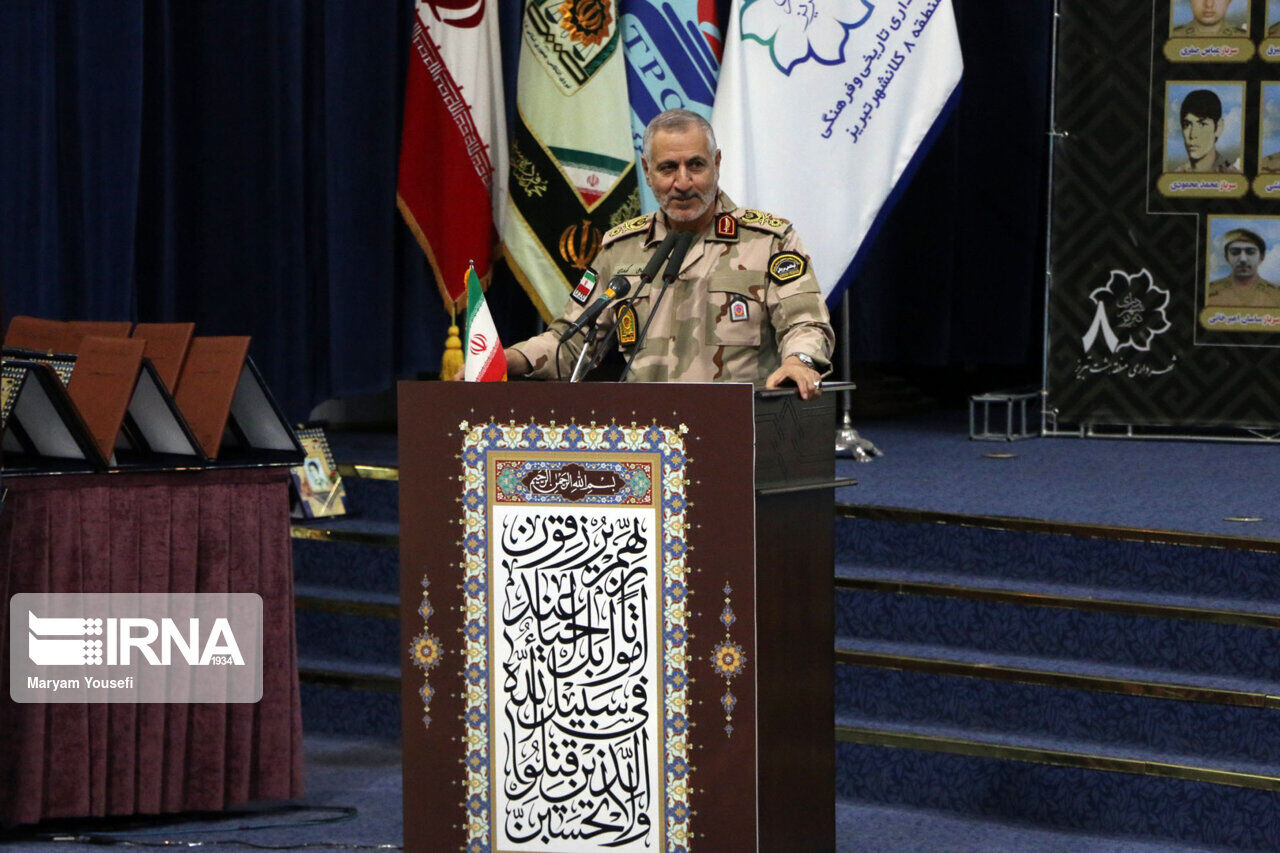 فرمانده مرزبانی: نام آذربایجان احساس قدرت برای ایران است