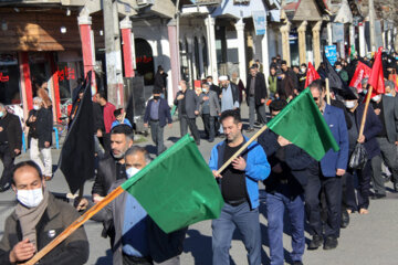 عزاداری خیابانی سالروز شهادت حضرت زهرا (س) در آستارا‎‎