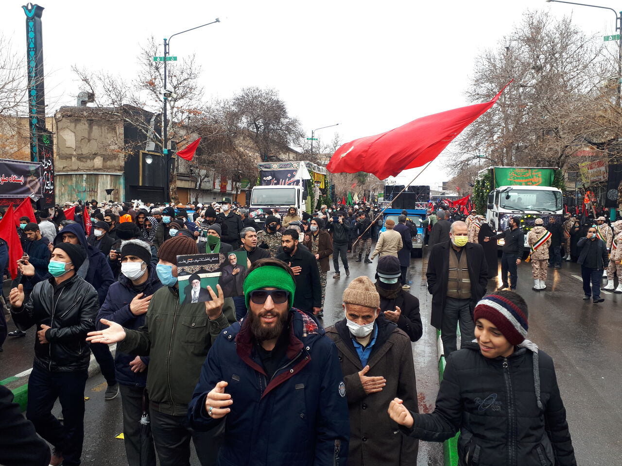 تجمع باشکوه سوگواران فاطمی در مشهد برگزار شد