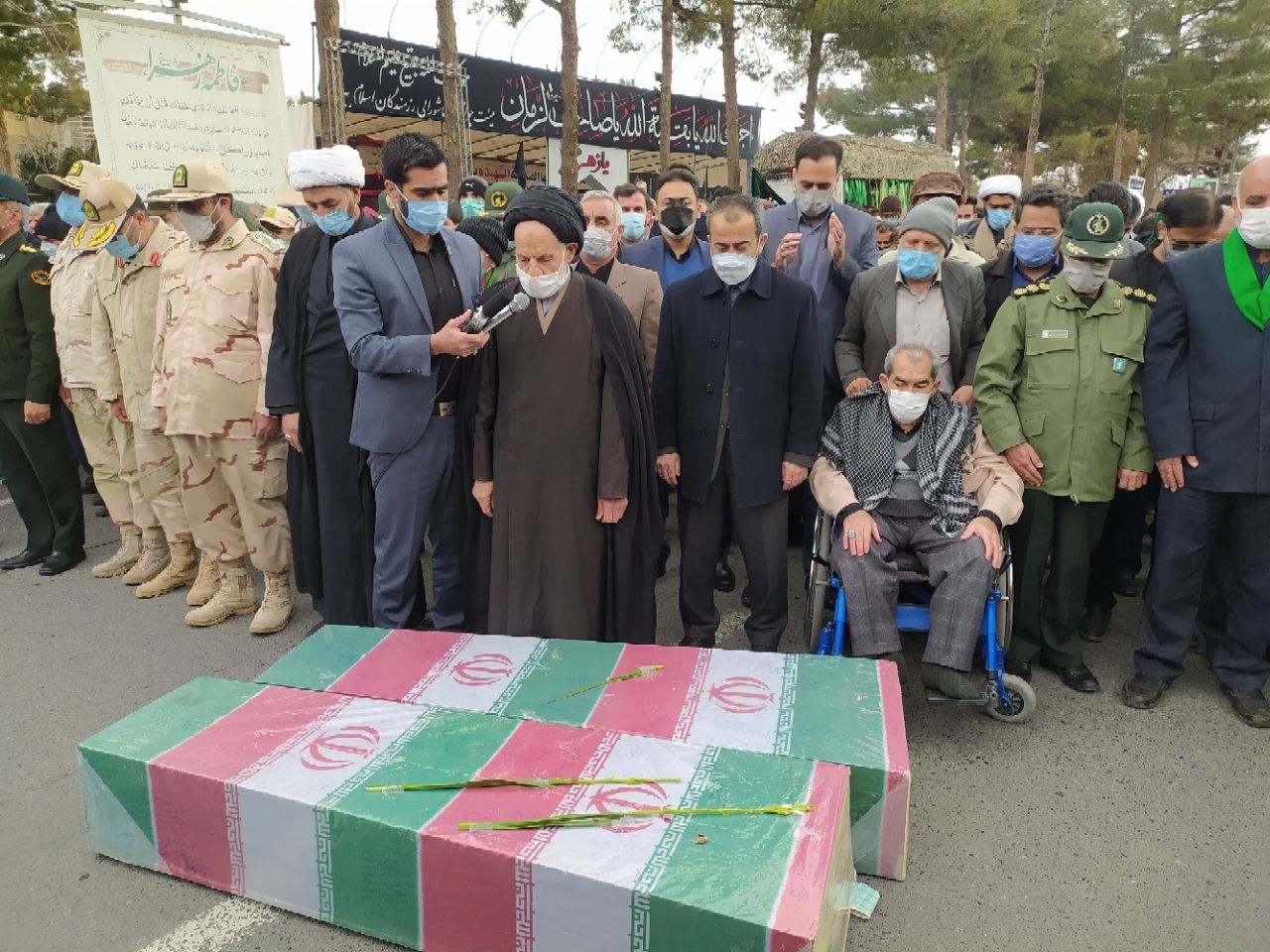 پیکر ۲ شهید گمنام در بیرجند تشییع شد پیکر ۲ شهید گمنام در بیرجند تشییع شد