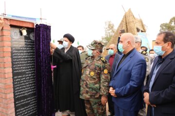افتتاح بیمارستان صحرایی شهید مخبری نیروی زمینی ارتش در شوش