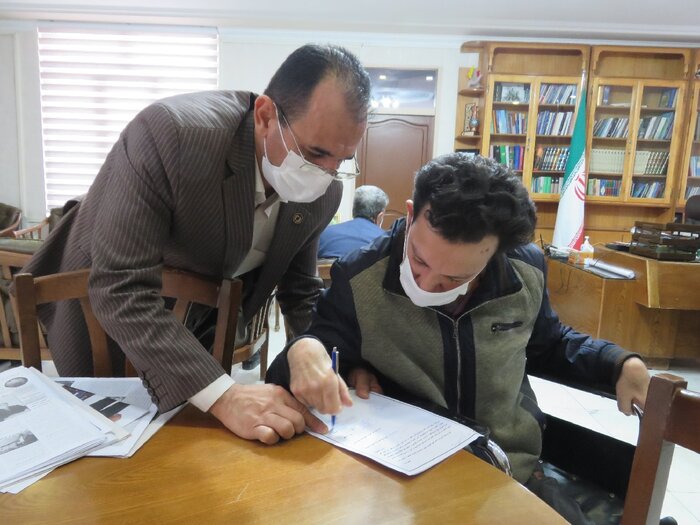 خیران یک قطعه زمین مسکونی به توانخواه مراغهای اهدا کردند