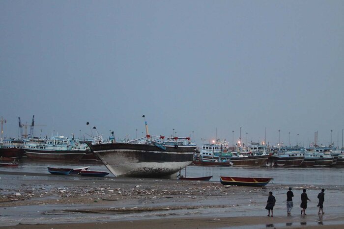 سیلابِ سواحل مکُران در اقیانوس هند، آرام گرفت