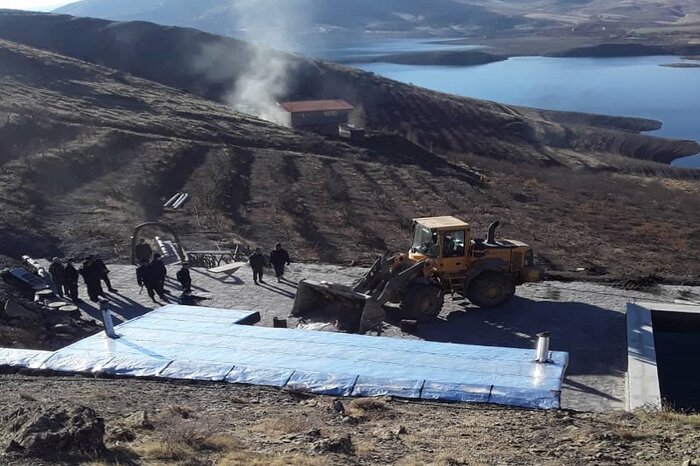 ۵۵ مورد ساخت و ساز غیرمجاز در اراضی ملی سنندج قلع و قمع شد