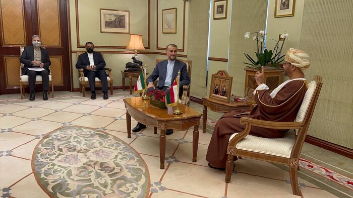 امیرعبداللهیان با وزیر امور خارجه سلطنت عمان دیدار کرد