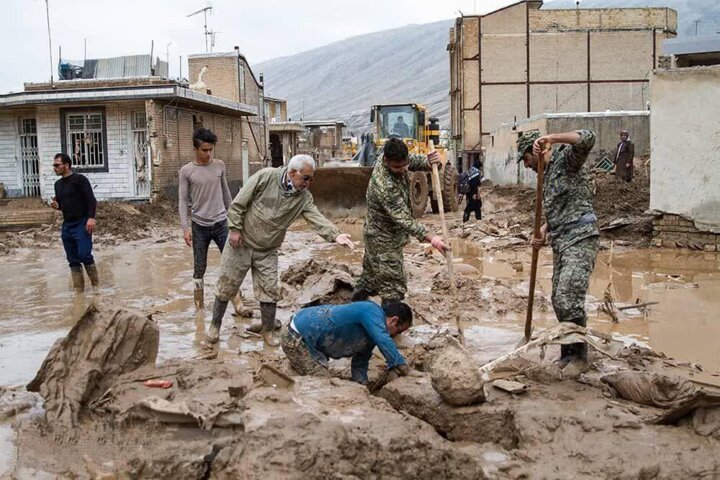 بیرم لارستان فارس یک هفته پس از سیل 