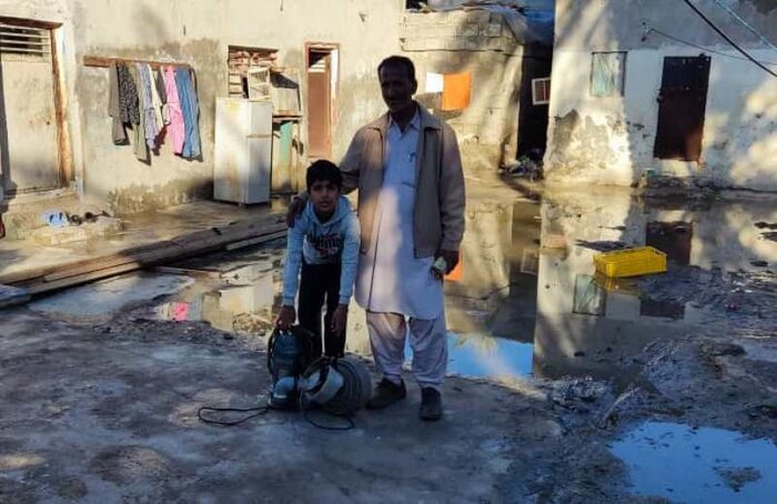 سیلابِ کُنارک؛ سیاوش، پسربچهای در قامت امدادگر