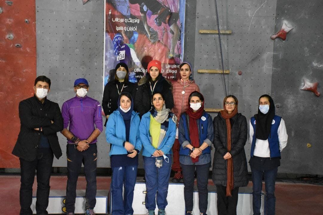 قهرمانان مسابقات سنگ‌نوردی بانوان استان همدان معرفی شدند