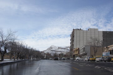 یک روز برفی " ماکو " در شمال آذربایجان غربی