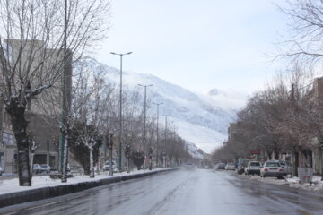 یک روز برفی " ماکو " در شمال آذربایجان غربی