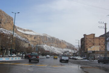 یک روز برفی " ماکو " در شمال آذربایجان غربی