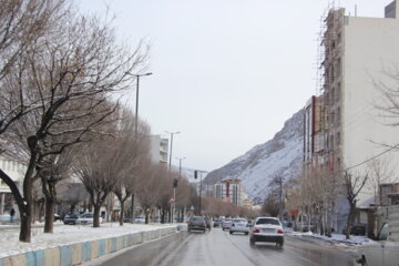 یک روز برفی " ماکو " در شمال آذربایجان غربی