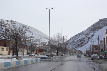 یک روز برفی " ماکو " در شمال آذربایجان غربی