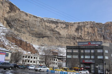 یک روز برفی " ماکو " در شمال آذربایجان غربی