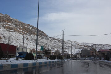 یک روز برفی " ماکو " در شمال آذربایجان غربی