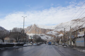 یک روز برفی " ماکو " در شمال آذربایجان غربی