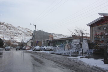 یک روز برفی " ماکو " در شمال آذربایجان غربی