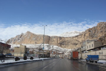 یک روز برفی " ماکو " در شمال آذربایجان غربی