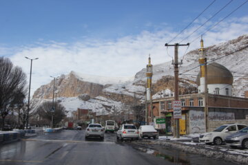 یک روز برفی " ماکو " در شمال آذربایجان غربی