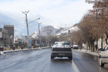 یک روز برفی " ماکو " در شمال آذربایجان غربی