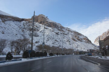 یک روز برفی " ماکو " در شمال آذربایجان غربی