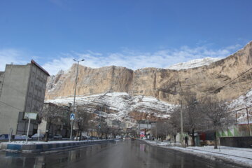 یک روز برفی " ماکو " در شمال آذربایجان غربی