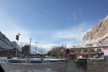 یک روز برفی " ماکو " در شمال آذربایجان غربی