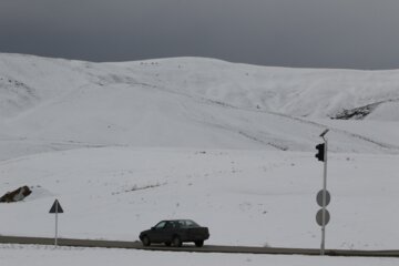 چشم انداز برفی ارومیه