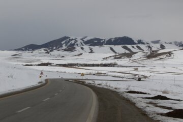 چشم انداز برفی ارومیه