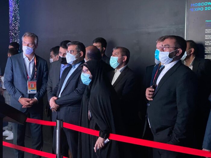 بازدید وزیر فرهنگ از نمایشگاه اکسپوی ۲۰۲۰ دبی