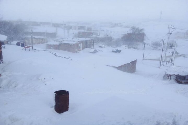 اردبیل زیر دور تازهای از بارش برف رفت