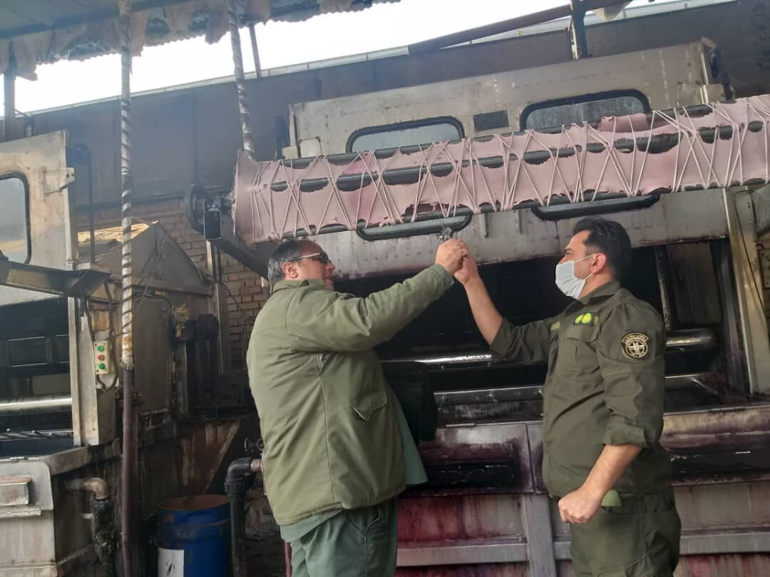 ۲ واحد رنگرزی پارچه در کهریزک پلمب شد