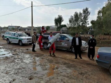 امداد رسانی هلال احمر به سیل زدگان مورموری