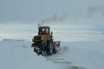 فرماندار: بارش برف مسیر ارتباطی ۶۵ روستای تکاب را مسدود کرد