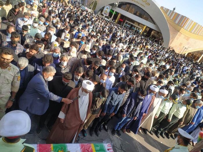 بمیها در استقبال از شهید جاویدالاثر سنگ تمام گذاشتند