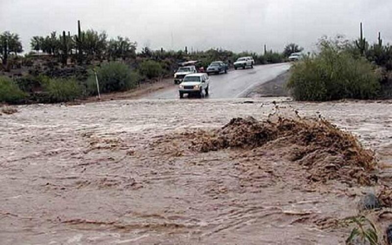 راههای مسدود جنوب کرمان به 14 محور افزایش یافت